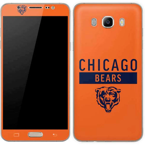 NFL Chicago Bears Orange Performance Series Galaxy J7 Skin