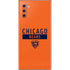 NFL Chicago Bears Orange Performance Series Galaxy Note 10 Skin