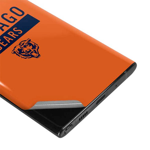 NFL Chicago Bears Orange Performance Series Galaxy Note 10 Skin