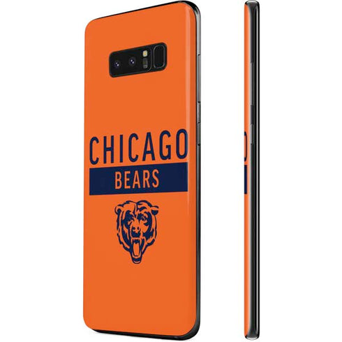 NFL Chicago Bears Orange Performance Series Galaxy Note 8 Skin