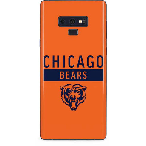 NFL Chicago Bears Orange Performance Series Galaxy Note 9 Skin