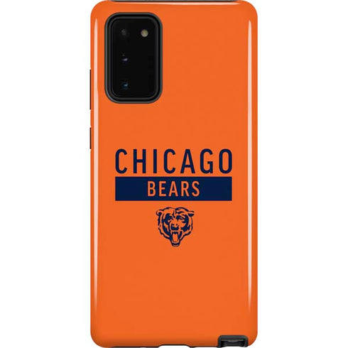 NFL Chicago Bears Orange Performance Series Galaxy Note20 5G Pro Case
