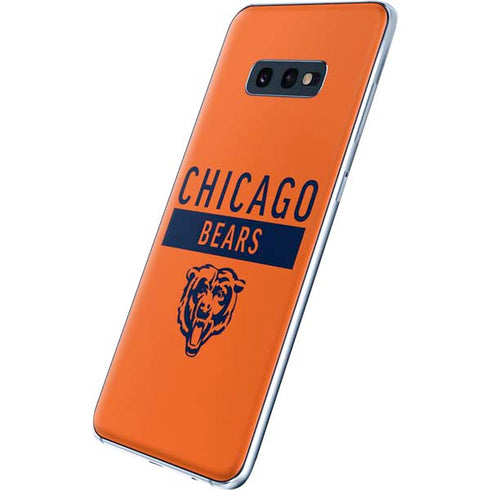 NFL Chicago Bears Orange Performance Series Galaxy S10e Skin