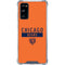 NFL Chicago Bears Orange Performance Series Galaxy S20 FE Clear Case