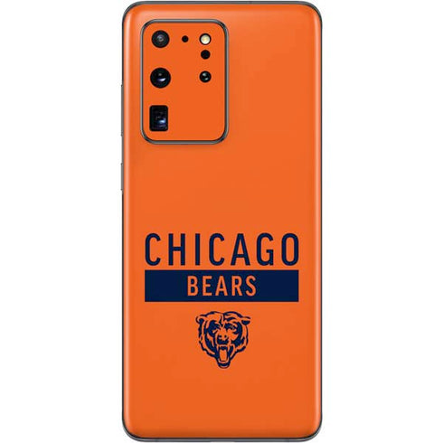 NFL Chicago Bears Orange Performance Series Galaxy S20 Ultra 5G Skin