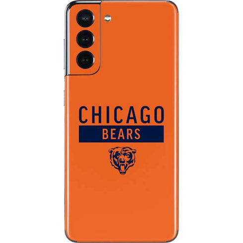 NFL Chicago Bears Orange Performance Series Galaxy S21 5G Skin