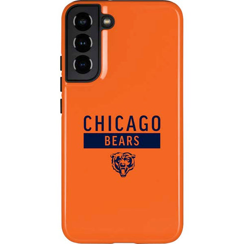 NFL Chicago Bears Orange Performance Series Galaxy S22 Plus Pro Case