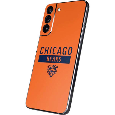 NFL Chicago Bears Orange Performance Series Galaxy S22 Plus Skin