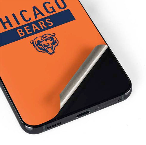 NFL Chicago Bears Orange Performance Series Galaxy S22 Plus Skin