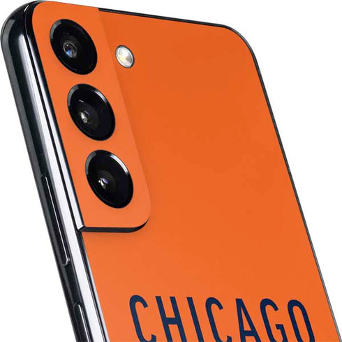 NFL Chicago Bears Orange Performance Series Galaxy S22 Skin