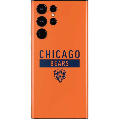 NFL Chicago Bears Orange Performance Series Galaxy S22 Ultra Skin