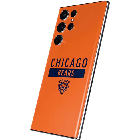 NFL Chicago Bears Orange Performance Series Galaxy S22 Ultra Skin