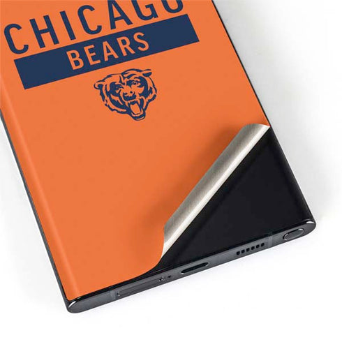 NFL Chicago Bears Orange Performance Series Galaxy S22 Ultra Skin