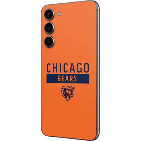 NFL Chicago Bears Orange Performance Series Galaxy S23 Plus Skin