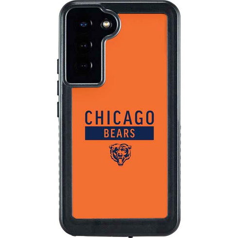 NFL Chicago Bears Orange Performance Series Galaxy S23 Plus Waterproof Case