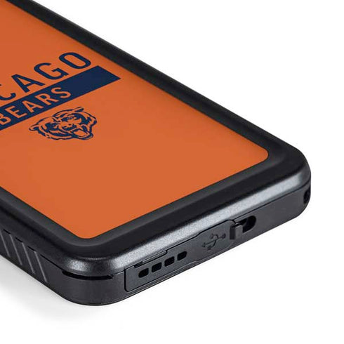 NFL Chicago Bears Orange Performance Series Galaxy S23 Plus Waterproof Case
