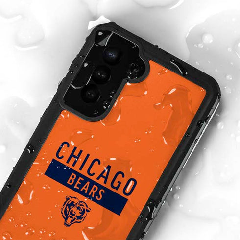 NFL Chicago Bears Orange Performance Series Galaxy S23 Plus Waterproof Case