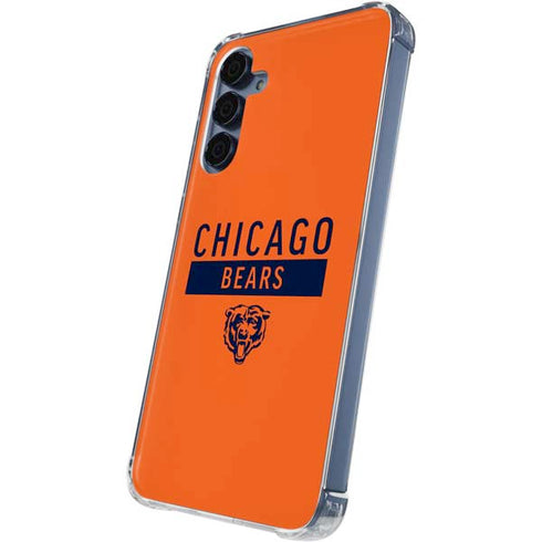 NFL Chicago Bears Orange Performance Series Galaxy S24 Clear Case