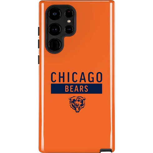 NFL Chicago Bears Orange Performance Series Galaxy S24 Ultra Impact Case