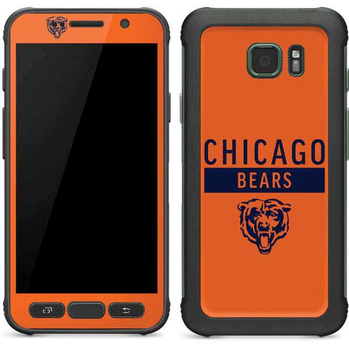 NFL Chicago Bears Orange Performance Series Galaxy S7 Active Skin