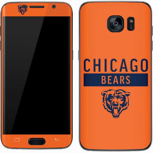 NFL Chicago Bears Orange Performance Series Galaxy S7 Skin