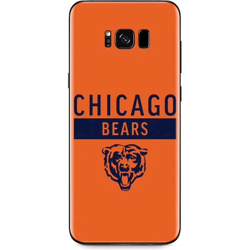 NFL Chicago Bears Orange Performance Series Galaxy S8 Plus Skin