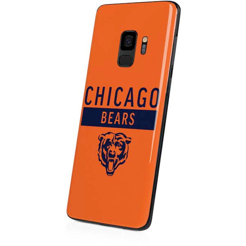 NFL Chicago Bears Orange Performance Series Galaxy S9 Skin