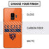 NFL Chicago Bears Orange Performance Series Galaxy S9 Skin