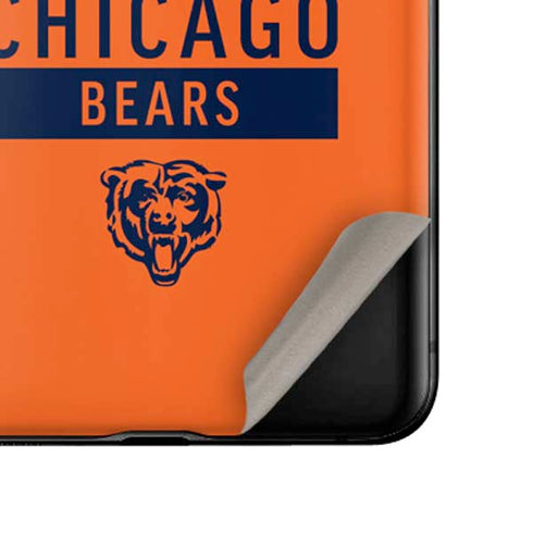 NFL Chicago Bears Orange Performance Series Galaxy Z Flip Skin