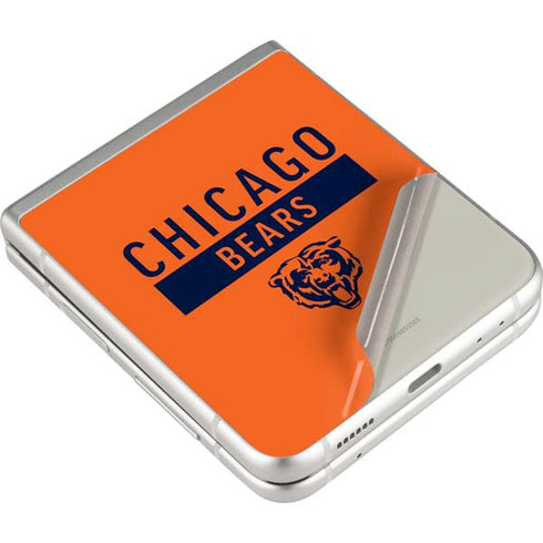 NFL Chicago Bears Orange Performance Series Galaxy Z Flip3 5G Skin