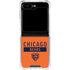 NFL Chicago Bears Orange Performance Series Galaxy Z Flip5 5G Clear Case