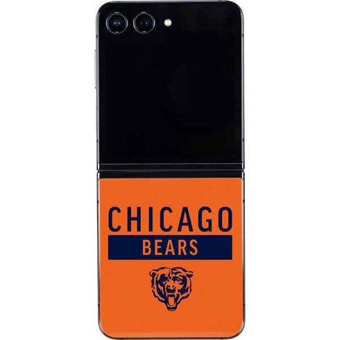 NFL Chicago Bears Orange Performance Series Galaxy Z Flip5 5G Skin