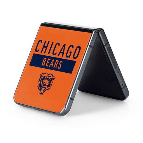 NFL Chicago Bears Orange Performance Series Galaxy Z Flip5 5G Skin