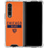 NFL Chicago Bears Orange Performance Series Galaxy Z Fold4 5G Clear Case