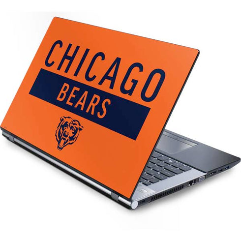 NFL Chicago Bears Orange Performance Series Generic Laptop Skin
