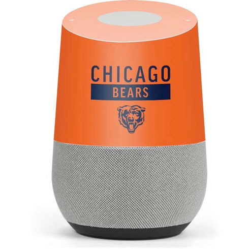 NFL Chicago Bears Orange Performance Series Google Home Skin