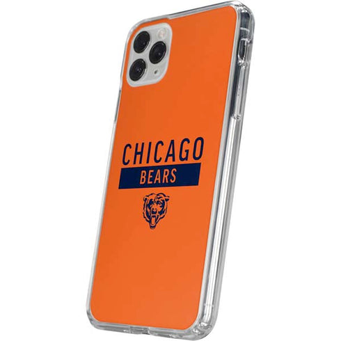 NFL Chicago Bears Orange Performance Series iPhone 11 Pro Clear Case