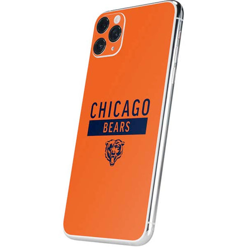 NFL Chicago Bears Orange Performance Series iPhone 11 Pro Max Skin
