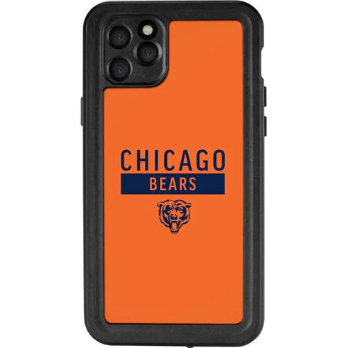 NFL Chicago Bears Orange Performance Series iPhone 11 Pro Max Waterproof Case