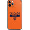 NFL Chicago Bears Orange Performance Series iPhone 11 Pro Skin