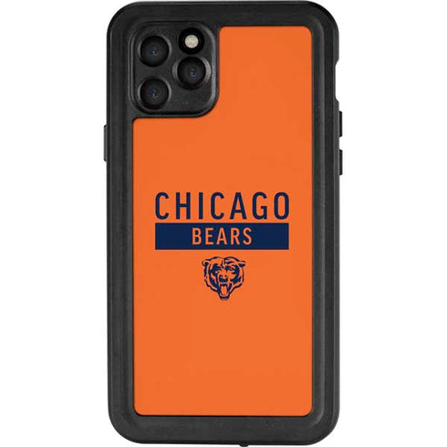 NFL Chicago Bears Orange Performance Series iPhone 11 Pro Waterproof Case
