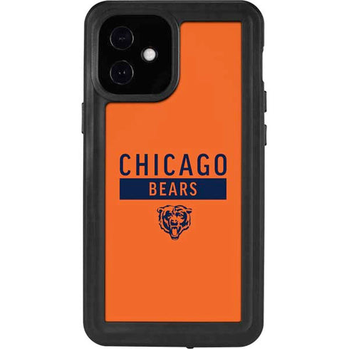 NFL Chicago Bears Orange Performance Series iPhone 12 Mini Waterproof Case