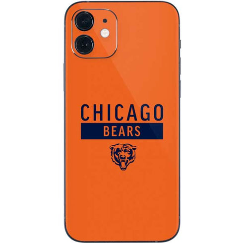 NFL Chicago Bears Orange Performance Series iPhone 12 Skin