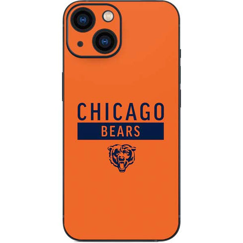 NFL Chicago Bears Orange Performance Series iPhone 13 Mini Skin