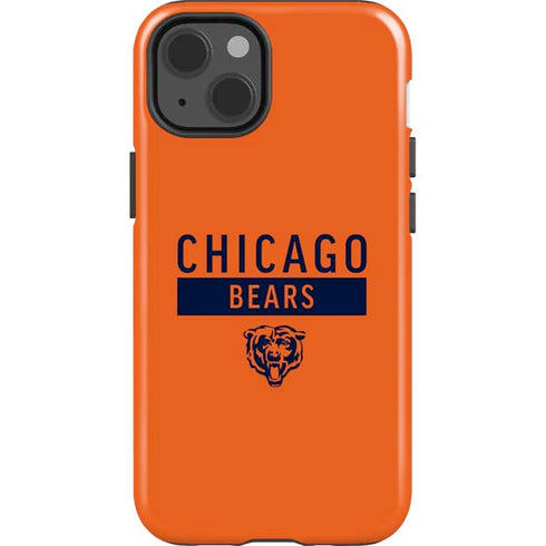 NFL Chicago Bears Orange Performance Series iPhone 15 Impact Case