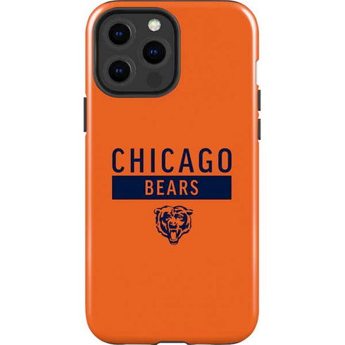 NFL Chicago Bears Orange Performance Series iPhone 15 Pro Max Impact Case