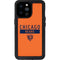 NFL Chicago Bears Orange Performance Series iPhone 14 Pro Max Waterproof Case