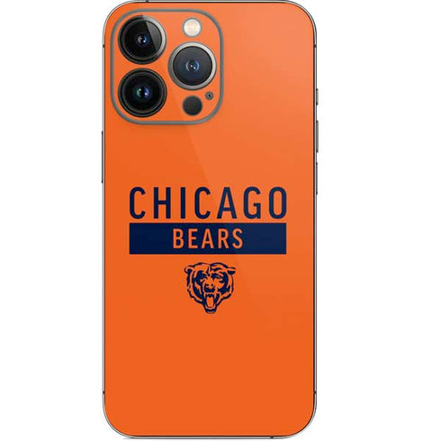 NFL Chicago Bears Orange Performance Series iPhone 14 Pro Skin