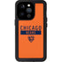 NFL Chicago Bears Orange Performance Series iPhone 14 Pro Waterproof Case