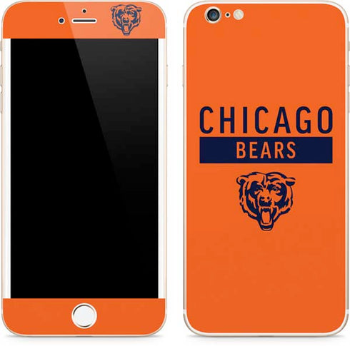 NFL Chicago Bears Orange Performance Series iPhone 6/6s Plus Skin